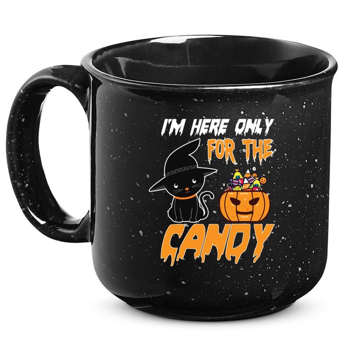 I'm Here Only For The Candy 15oz Campfire Ceramic Mug