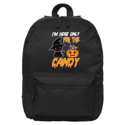 I'm Here Only For The Candy 16 in Basic Backpack