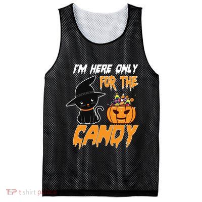 I'm Here Only For The Candy Mesh Reversible Basketball Jersey Tank