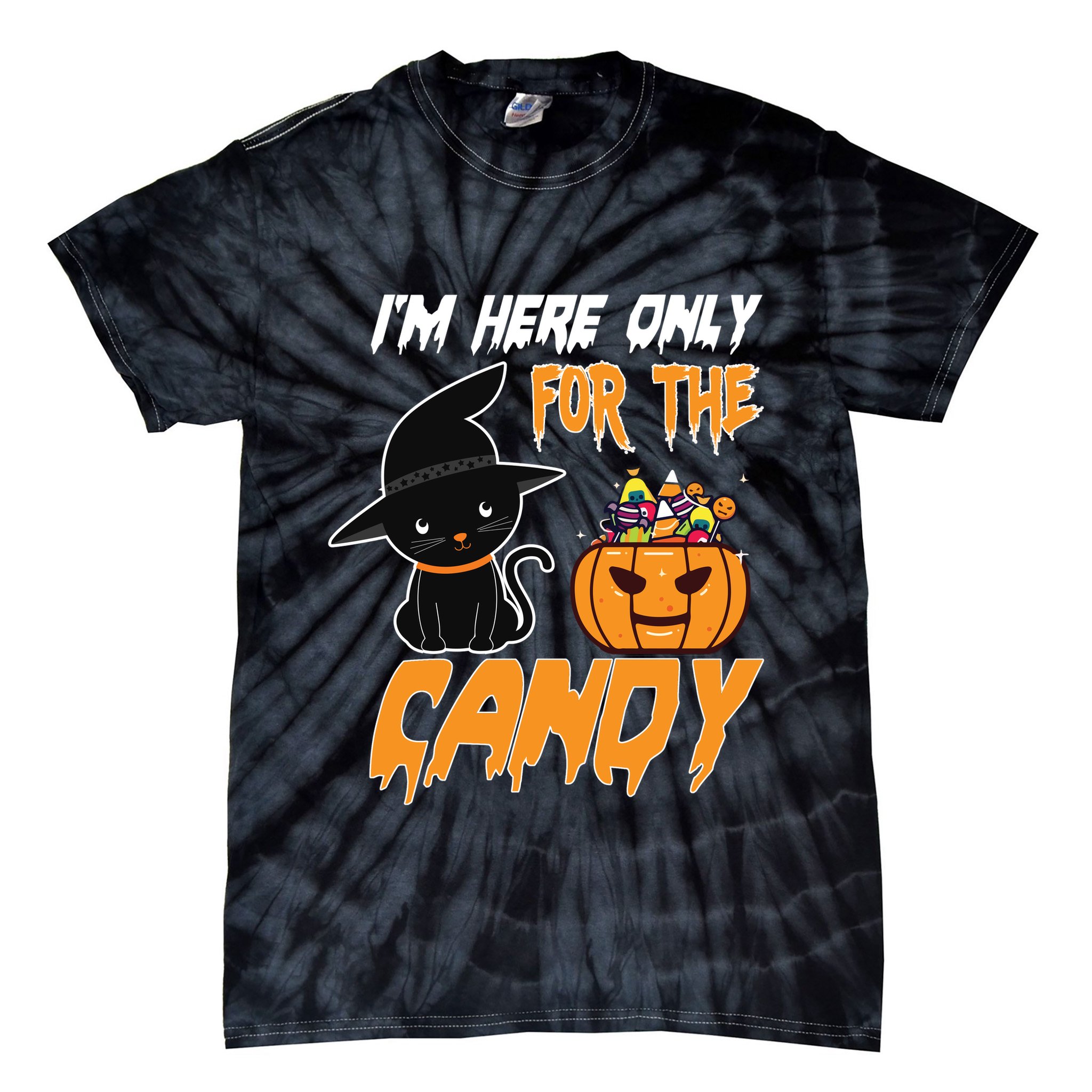 I'm Here Only For The Candy Tie-Dye T-Shirt