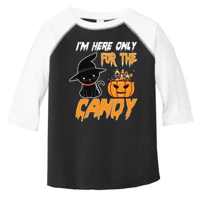 I'm Here Only For The Candy Toddler Fine Jersey T-Shirt
