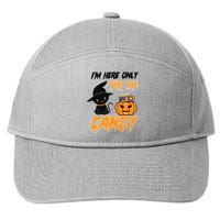 I'm Here Only For The Candy 7-Panel Snapback Hat