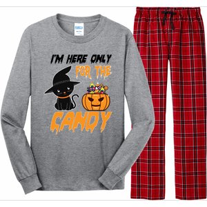 I'm Here Only For The Candy Long Sleeve Pajama Set