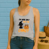 I'm Here Only For The Candy Womens Tank Top