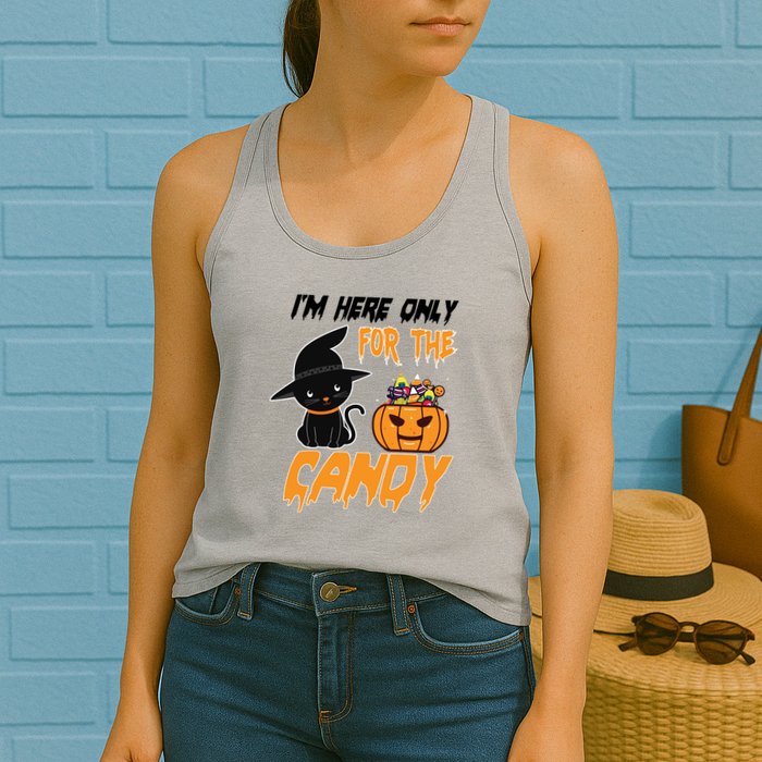 I'm Here Only For The Candy Womens Tank Top