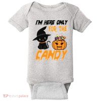 I'm Here Only For The Candy Baby Bodysuit
