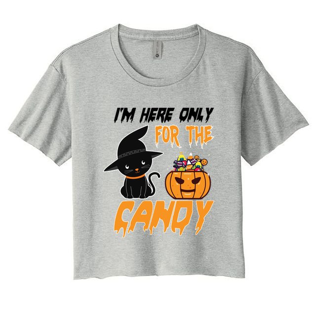 I'm Here Only For The Candy Crop Top