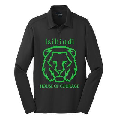 Isibindi House Of Courage House Rca School Teacher Student Silk Touch Performance Long Sleeve Polo