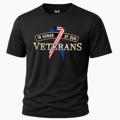 In Honor Of Our Veterans Day Thank You For Your Service Cool Gift Performance Shirt