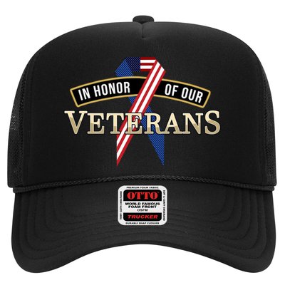 In Honor Of Our Veterans Day Thank You For Your Service Cool Gift Trucker Hat