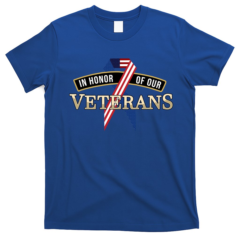 In Honor Of Our Veterans Day Thank You For Your Service Cool Gift T-Shirt