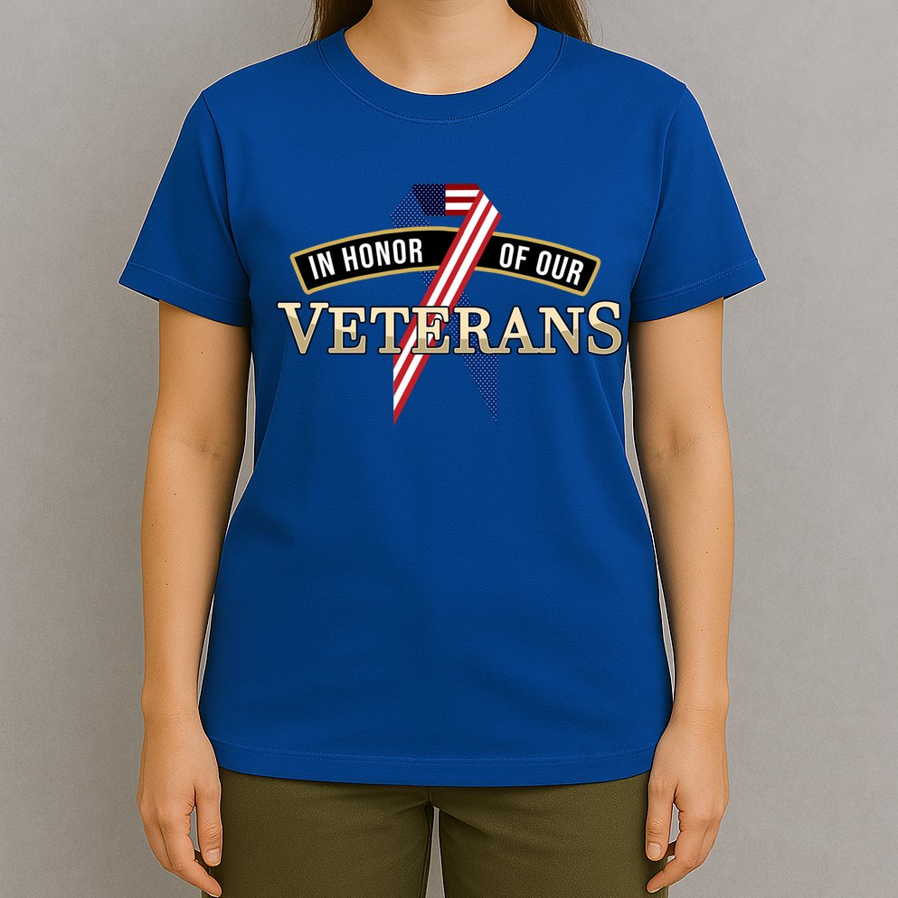In Honor Of Our Veterans Day Thank You For Your Service Cool Gift T-Shirt