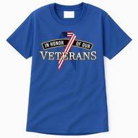 In Honor Of Our Veterans Day Thank You For Your Service Cool Gift Tall T-Shirt