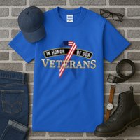 In Honor Of Our Veterans Day Thank You For Your Service Cool Gift Tall T-Shirt