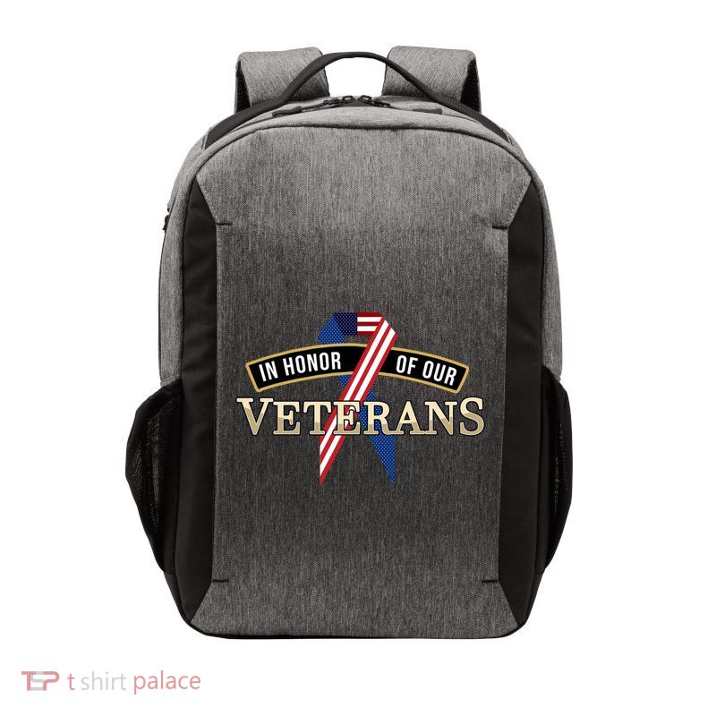 In Honor Of Our Veterans Day Thank You For Your Service Cool Gift Vector Backpack