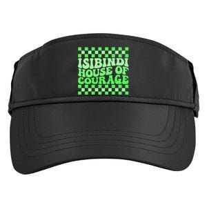 Isibindi House Of Courage Green Retro Groovy Social Isibindi Adult Drive Performance Visor