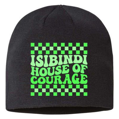 Isibindi House Of Courage Green Retro Groovy Social Isibindi Sustainable Beanie