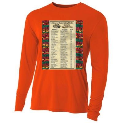 In Honor Of Black History Month Black Inventors Cute Gift Cooling Performance Long Sleeve Crew