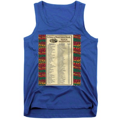 In Honor Of Black History Month Black Inventors Cute Gift Tank Top