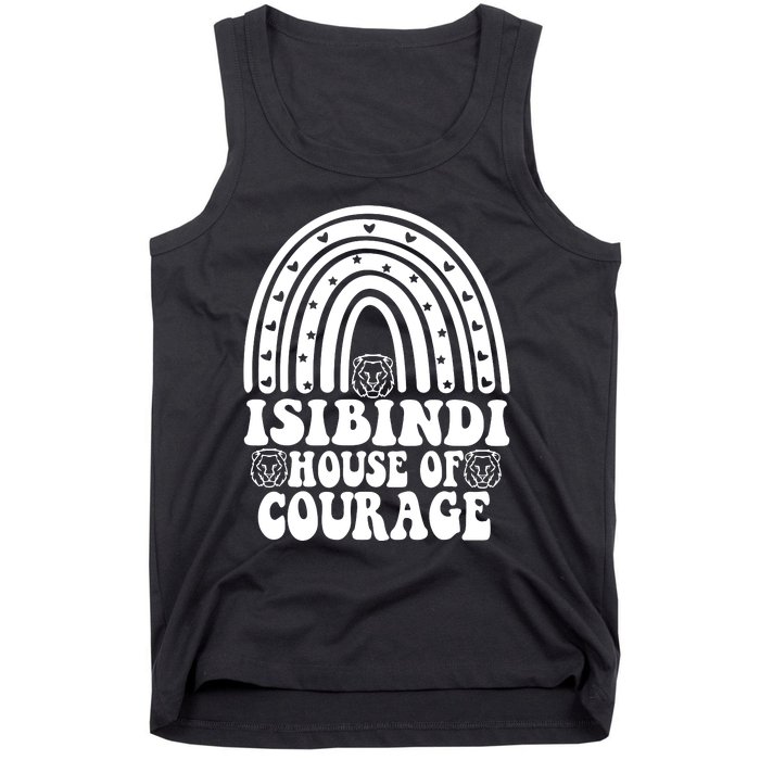 Isibindi House Of Courage Boho Heart Rainbow Isibindi School Tank Top