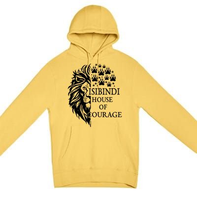 Isibindi House Of Courage Rca School Social Isibindi Green Premium Pullover Hoodie