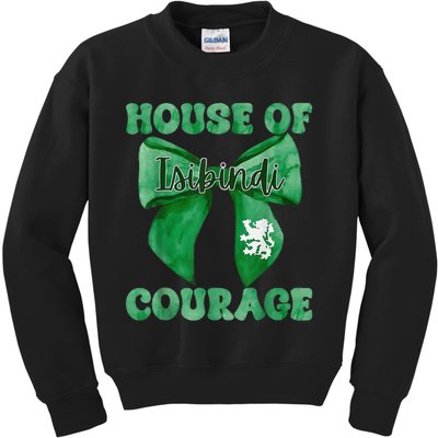 Isibindi House Of Courage House Of Courage School Spirit Kids Sweatshirt