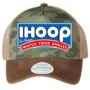 ihoop I Hoop So Please Watch Your Ankles Funny Basketball Legacy Tie Dye Trucker Hat