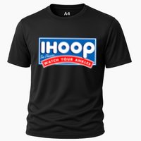 ihoop I Hoop So Please Watch Your Ankles Funny Basketball Performance Shirt