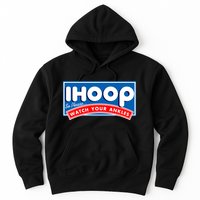 ihoop I Hoop So Please Watch Your Ankles Funny Basketball Hoodie