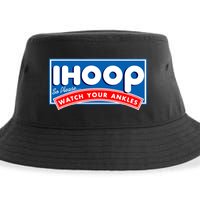 ihoop I Hoop So Please Watch Your Ankles Funny Basketball Sustainable Bucket Hat