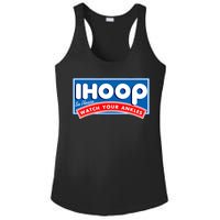 ihoop I Hoop So Please Watch Your Ankles Funny Basketball Ladies PosiCharge Competitor Racerback Tank