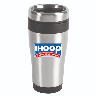 ihoop I Hoop So Please Watch Your Ankles Funny Basketball 16oz Travel Tumbler