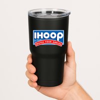 ihoop I Hoop So Please Watch Your Ankles Funny Basketball Tumbler