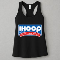 ihoop I Hoop So Please Watch Your Ankles Funny Basketball Womens Tank Top