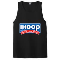 ihoop I Hoop So Please Watch Your Ankles Funny Basketball PosiCharge Competitor Tank