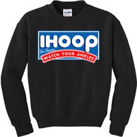 ihoop I Hoop So Please Watch Your Ankles Funny Basketball Kids Sweatshirt