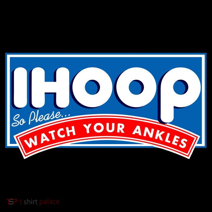 ihoop I Hoop So Please Watch Your Ankles Funny Basketball Zip Tote Bag