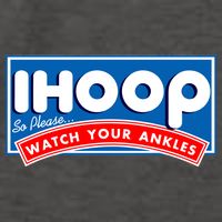 ihoop I Hoop So Please Watch Your Ankles Funny Basketball Vector Backpack