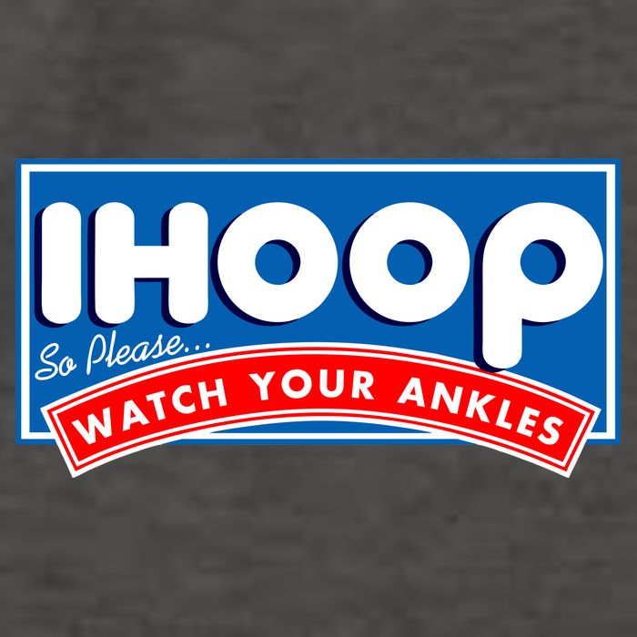 ihoop I Hoop So Please Watch Your Ankles Funny Basketball Vector Backpack