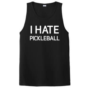 I Hate Pickleball Funny Jokes Sarcastic Best Gift PosiCharge Competitor Tank