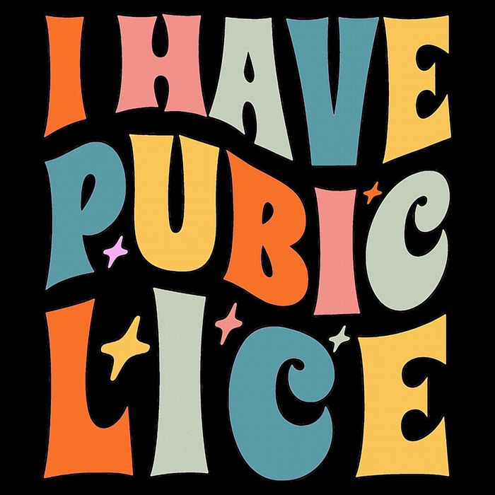 I Have Pubic Lice Funny Retro Inappropriate Flat Bill Trucker Hat