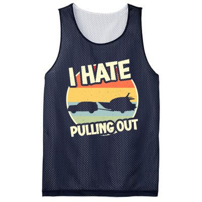 I Hate Pulling Out Sarcastic Say Boating Fishing Watersport Mesh Reversible Basketball Jersey Tank