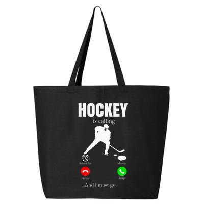 Ice Hockey Puck Hockeyplayer Player 25L Jumbo Tote