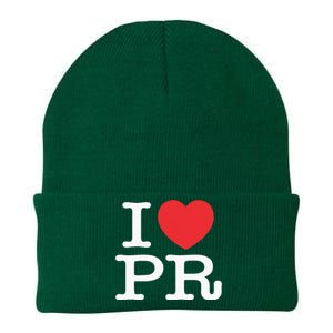 I Heart PR Love Puerto Rico Knit Cap Winter Beanie