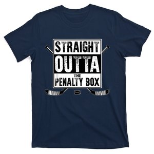 Ice Hockey Player Gift Straight Outta The Penalty Box T-Shirt