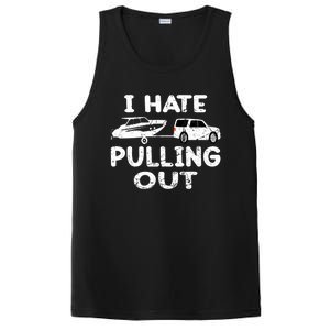 I Hate Pulling Out Retro Boating Boat Captain Gift PosiCharge Competitor Tank