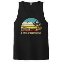 I Hate Pulling Out Retro Boating Boat Captain PosiCharge Competitor Tank