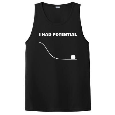 I Had Potential For Wo Funny Physics Science PosiCharge Competitor Tank