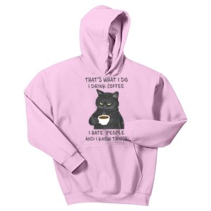 I Hate People And I Know Things Kids Hoodie