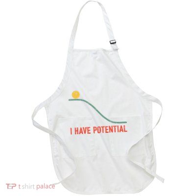 I Have Potential Funny Physics Science Teacher Full-Length Apron With Pockets
